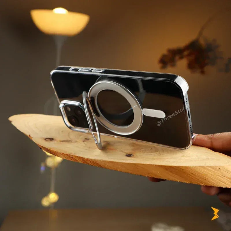 Circle Transparent Magsafe Case iPhone 13/14/15 - Three