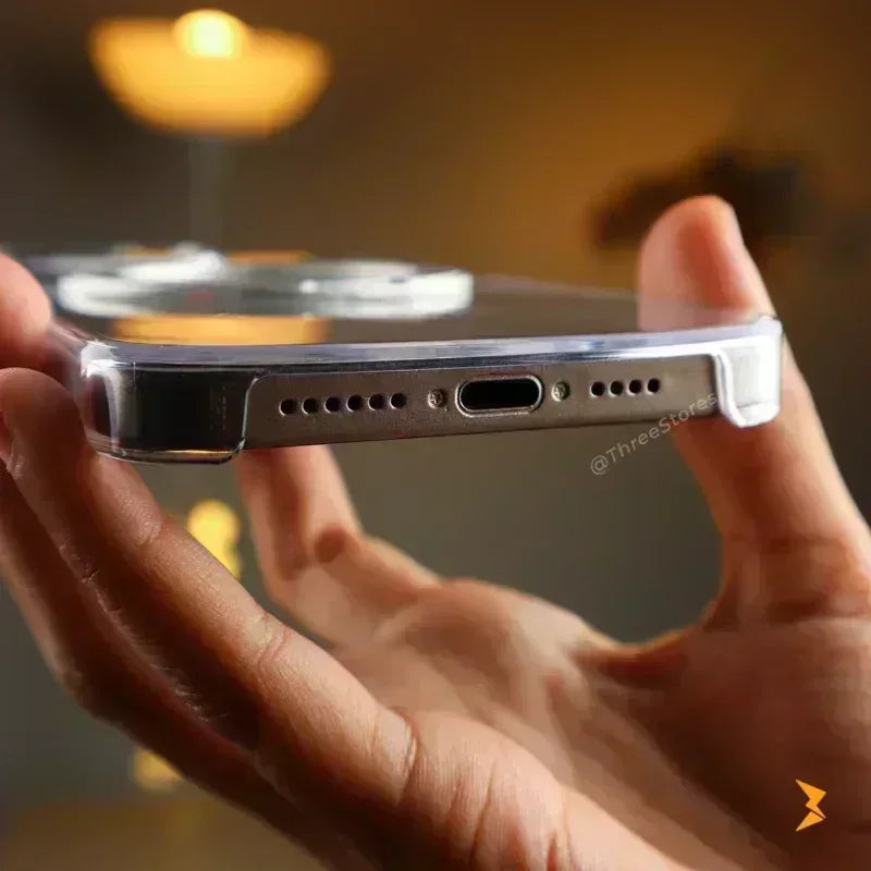 Circle Transparent Magsafe Case iPhone 16 Pro - Three