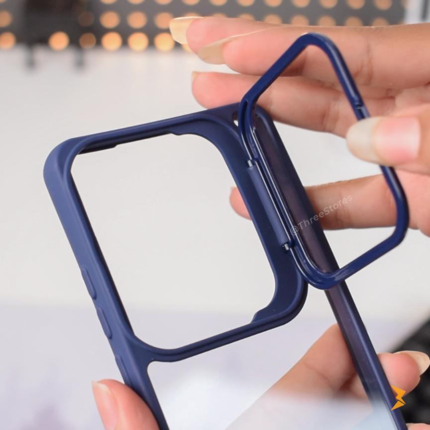 Clear Camera Stand Case Oppo Reno 11F