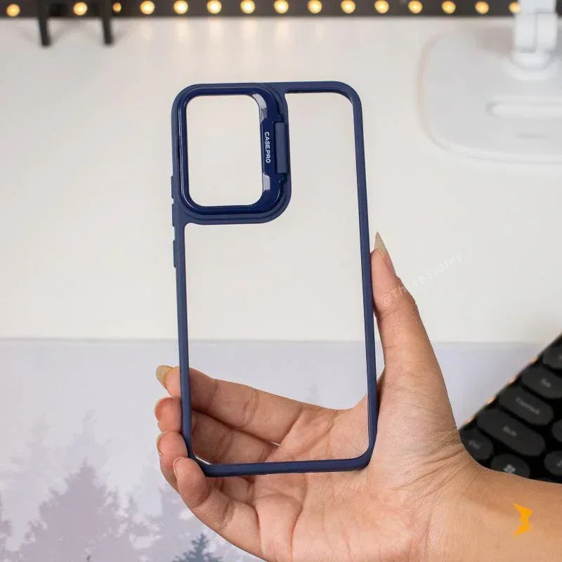 Clear Camera Stand Case Samsung A54 - Three