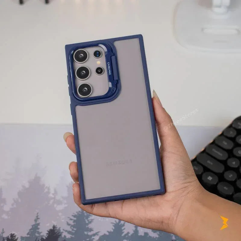 Clear Camera Stand Case Samsung S24 Ultra - Three