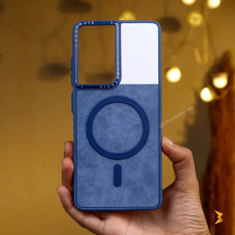 Clint Leather Magsafe Case Samsung S21 Ultra - Three