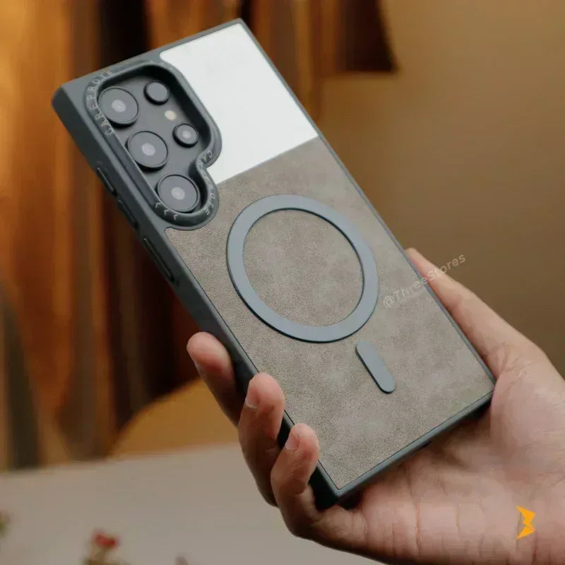 Clint Leather Magsafe Case Samsung S25 Ultra - Three