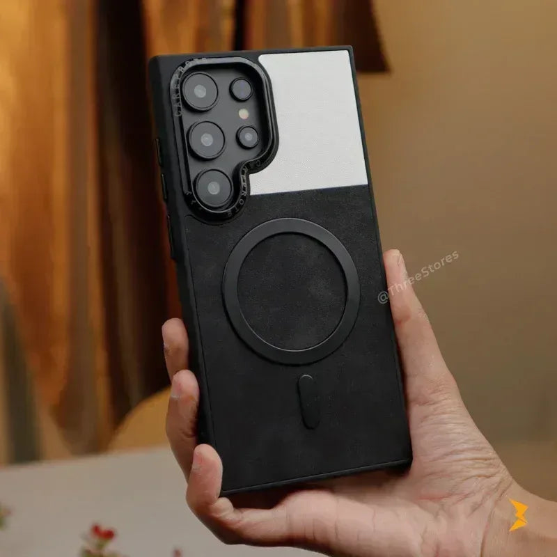 Clint Leather Magsafe Case Samsung S25 Ultra - Three