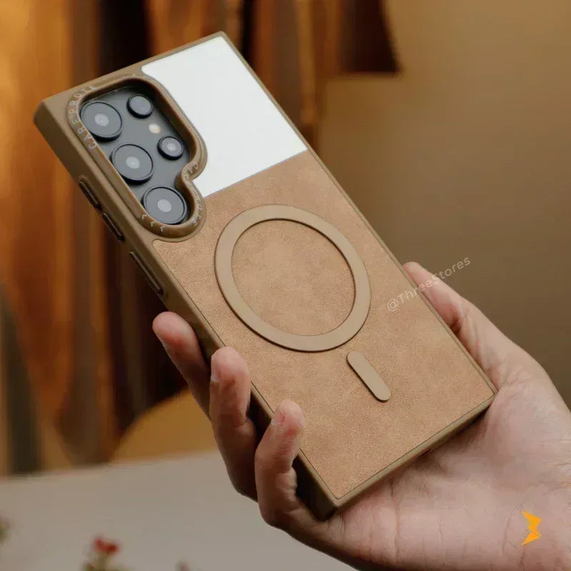 Clint Leather Magsafe Case Samsung S25 Ultra - Three