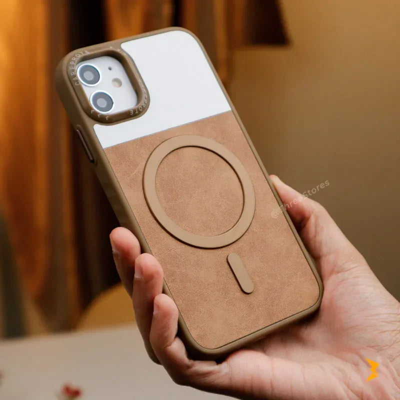 Clint Leather Magsafe Case iPhone 11 - Three