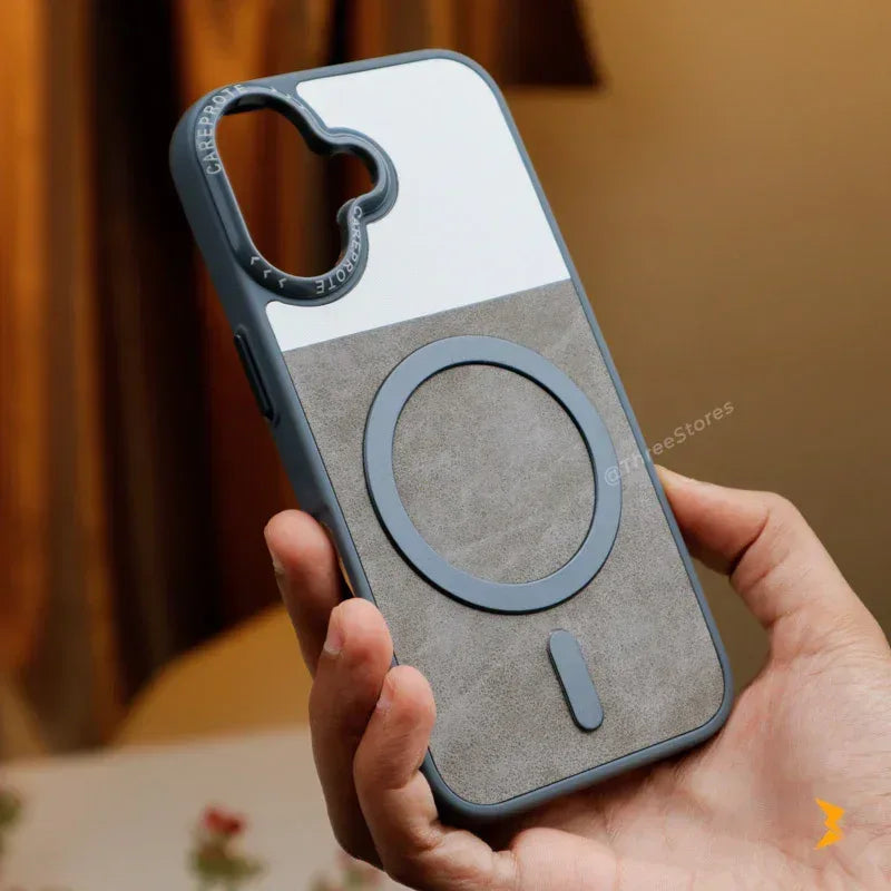 Clint Leather Magsafe Case iPhone 16 - Three