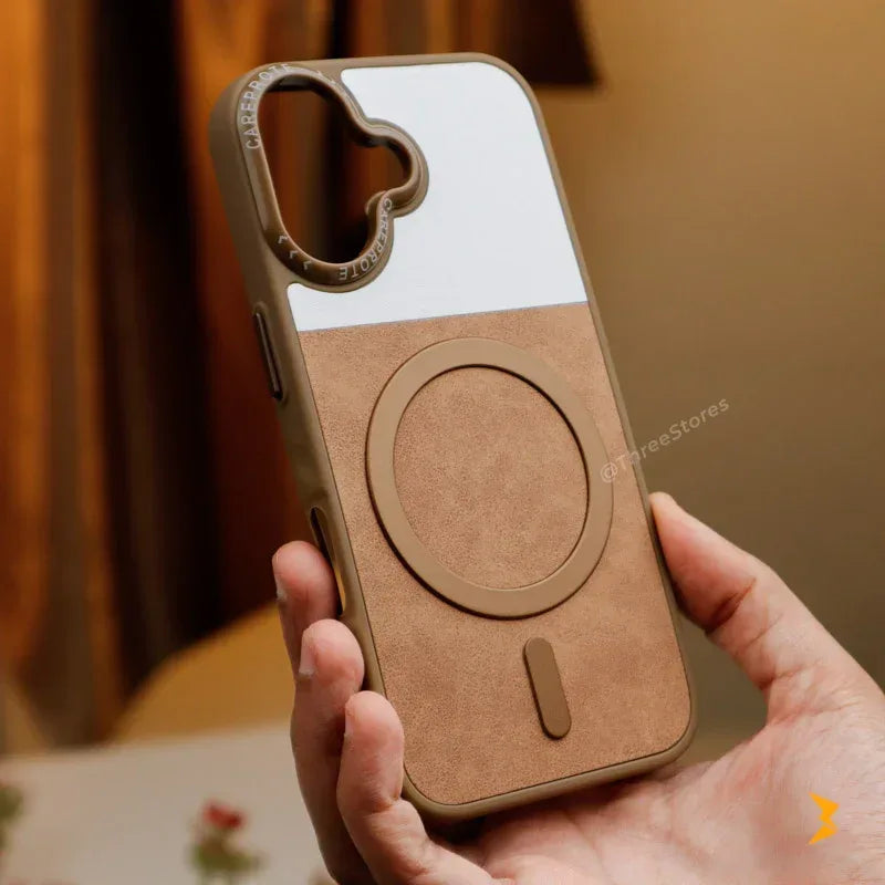 Clint Leather Magsafe Case iPhone 16 - Three