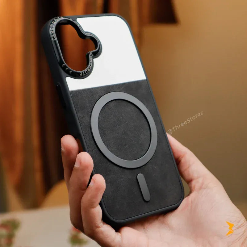 Clint Leather Magsafe Case iPhone 16 - Three