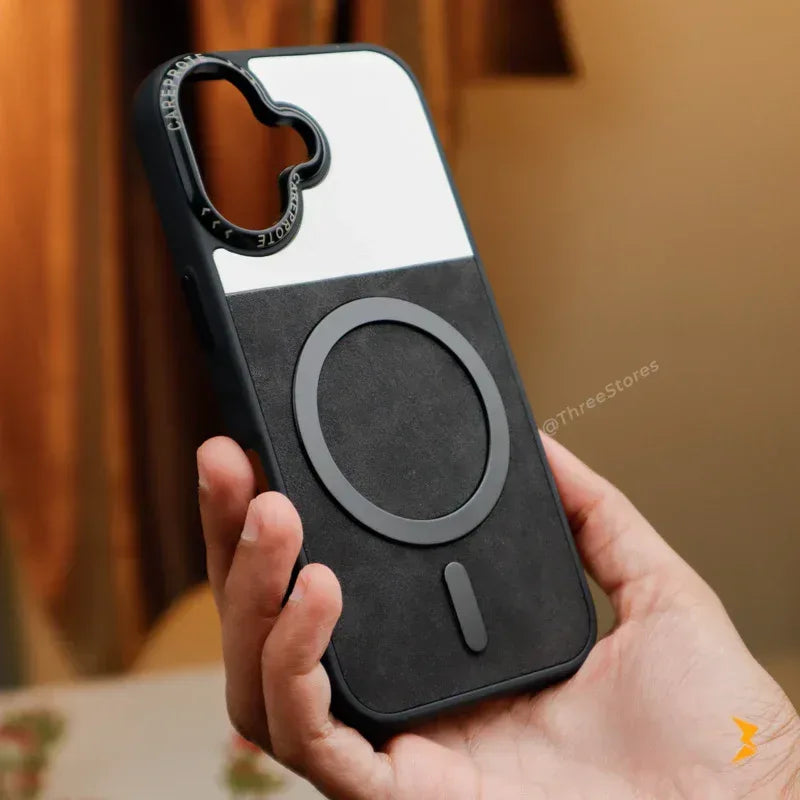 Clint Leather Magsafe Case iPhone 16 - Three