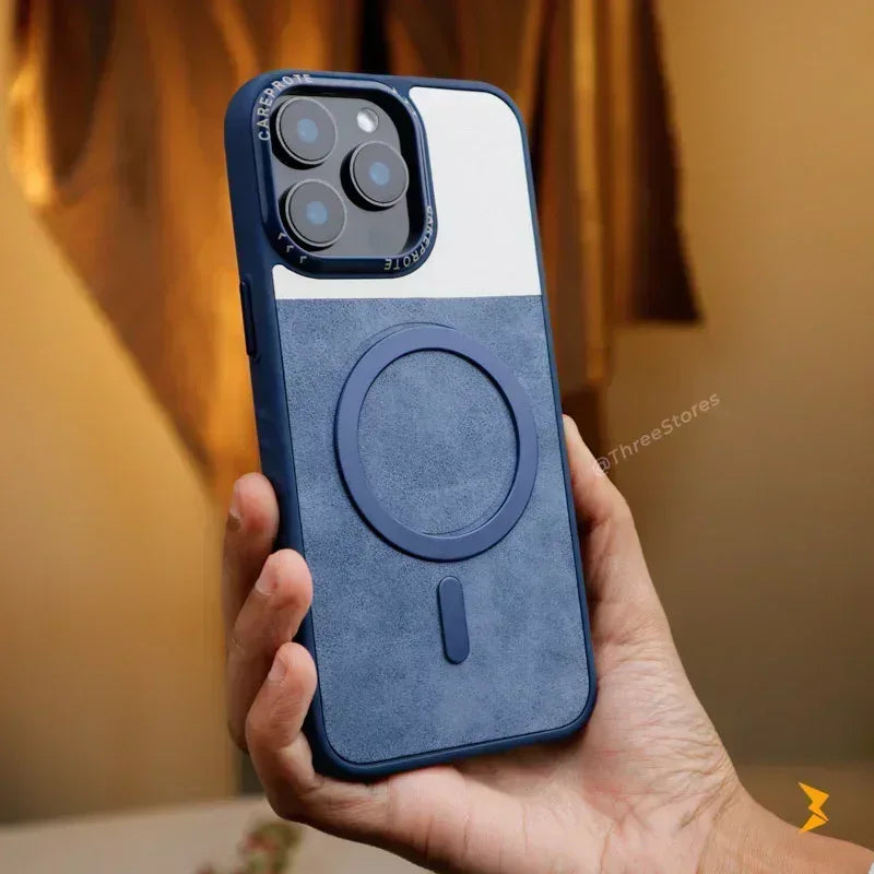 Clint Leather Magsafe Case iPhone 15 Pro - Three