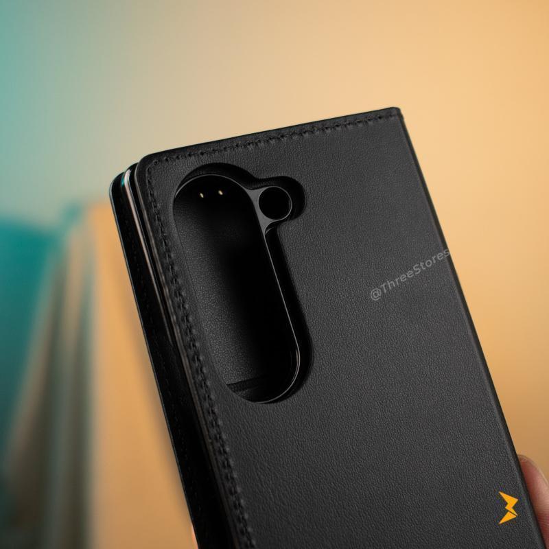 Coating Leather Case Samsung Z Fold 6 - Three