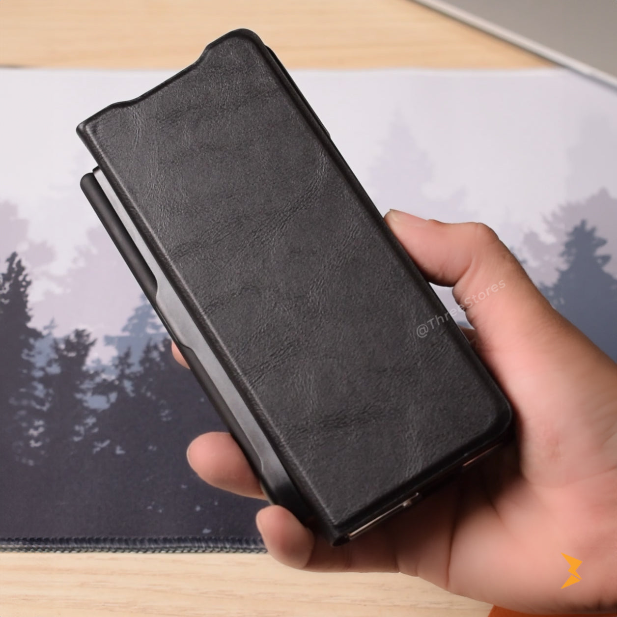 Coating Leather Case Samsung Z Fold 5