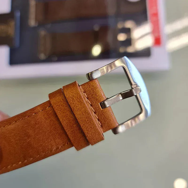 Coblue Slim Leather Band For Apple Watch - Three