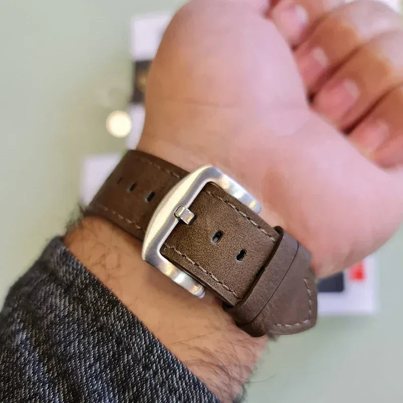 Coblue Slim Leather Band For Apple Watch - Three