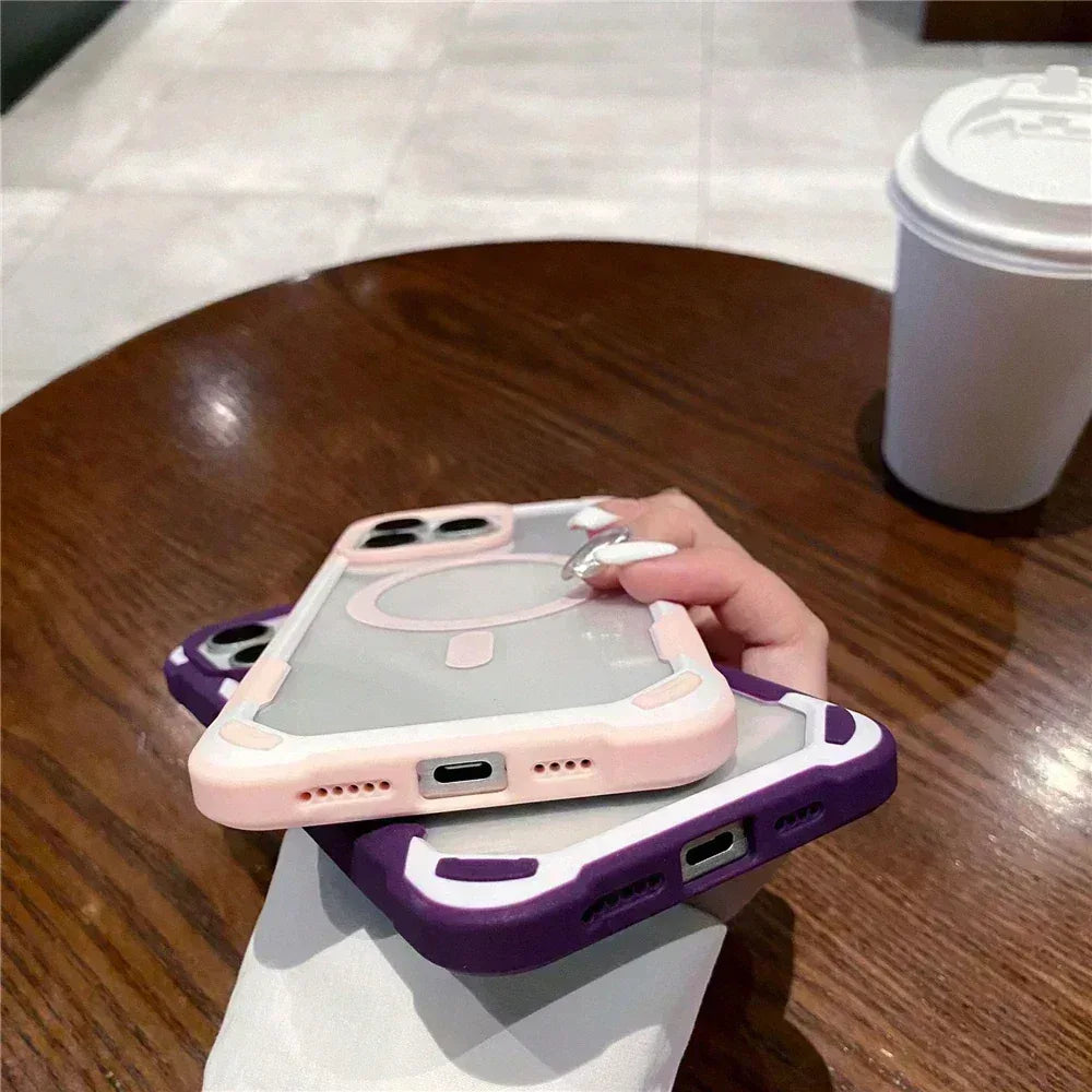 Colored Border Magsafe Case iPhone 16 Pro - Three