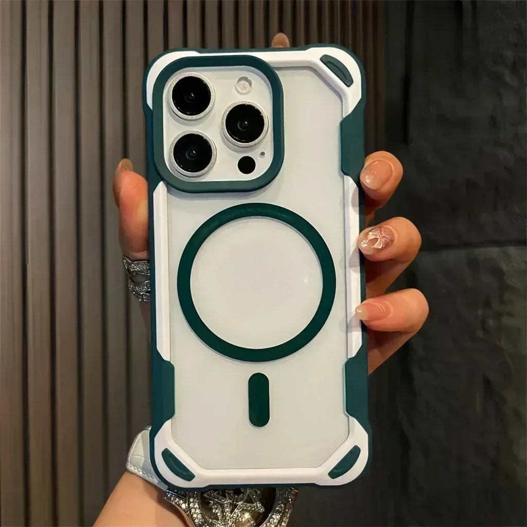 Colored Border Magsafe Case iPhone 16 Pro - Three