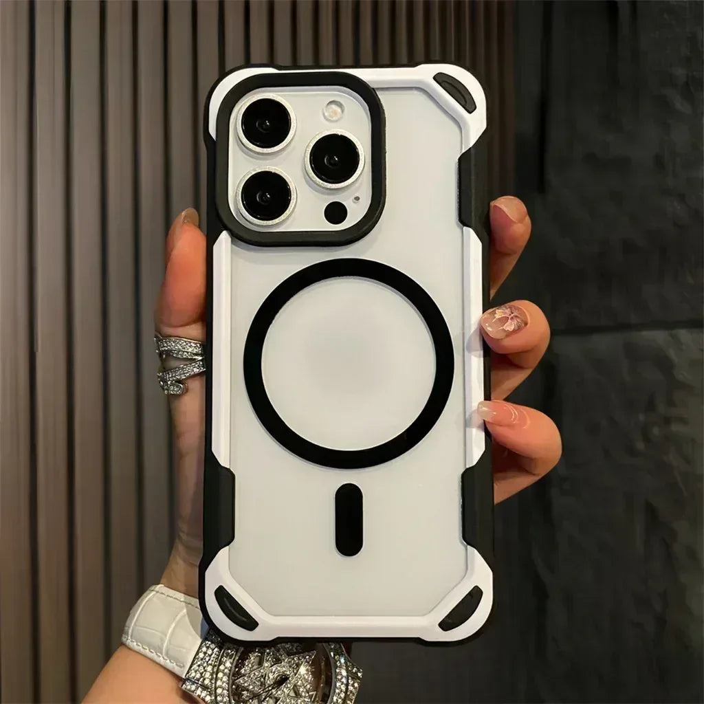 Colored Border Magsafe Case iPhone 16 Pro - Three