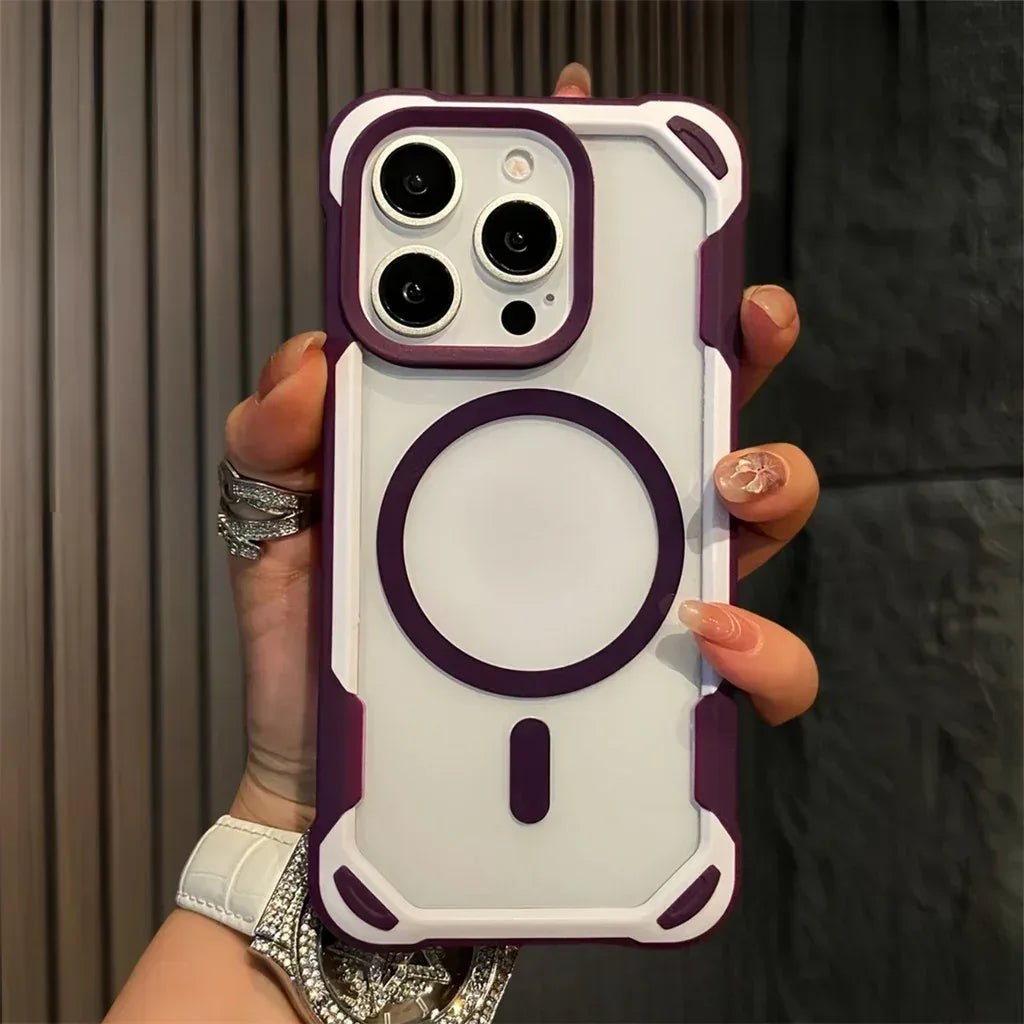 Colored Border Magsafe Case iPhone 13 Pro Max - Three