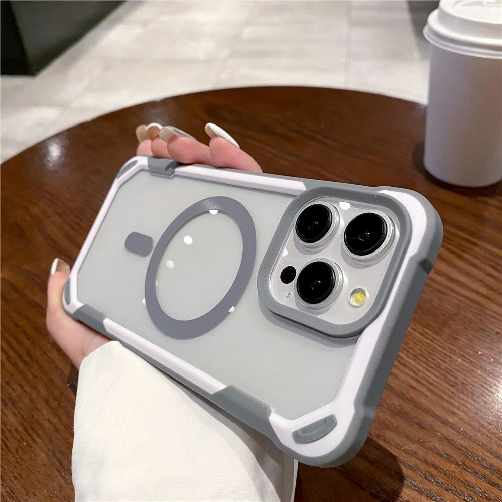 Colored Border Magsafe Case iPhone 16 Pro Max