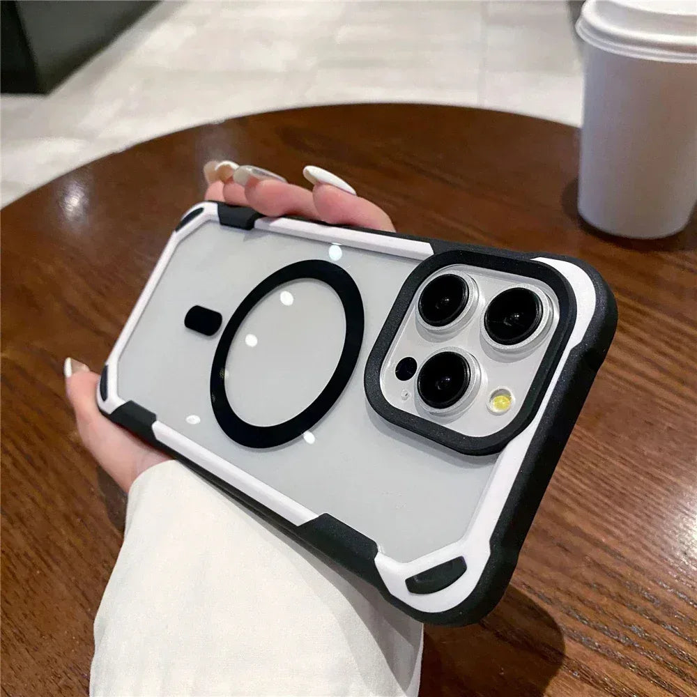 Colored Border Magsafe Case iPhone 12 Pro Max - Three