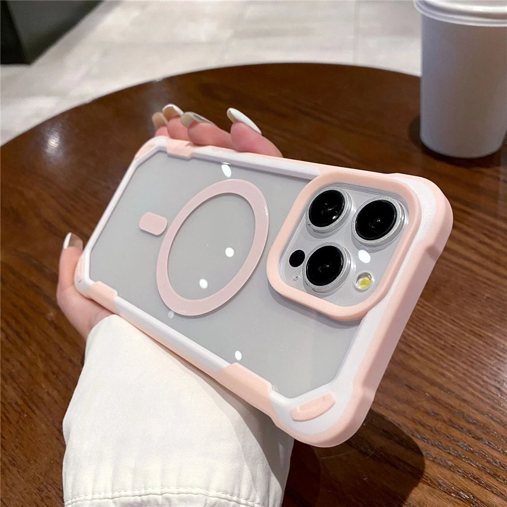 Colored Border Magsafe Case iPhone 16 Pro