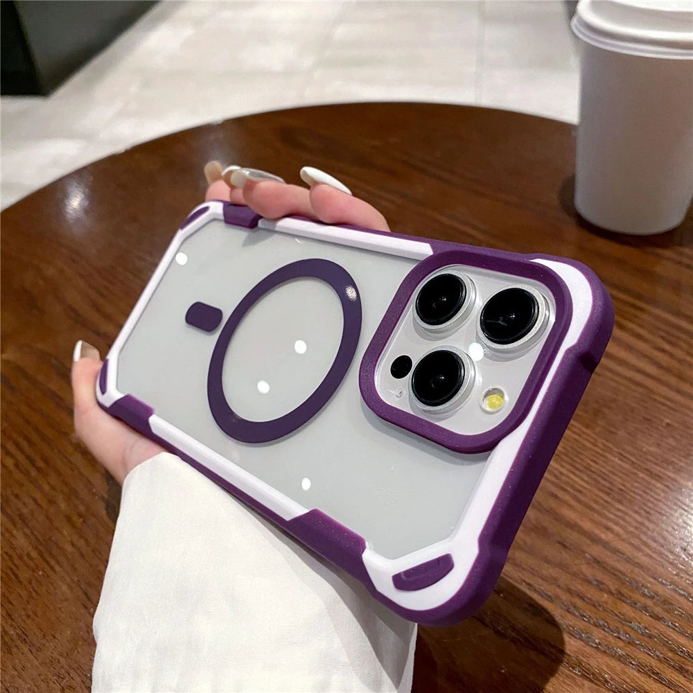 Colored Border Magsafe Case iPhone 16 Pro Max