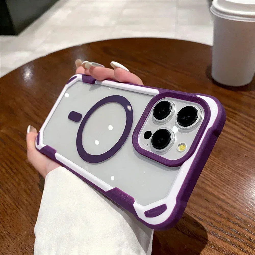 Colored Border Magsafe Case iPhone 13 Pro Max - Three