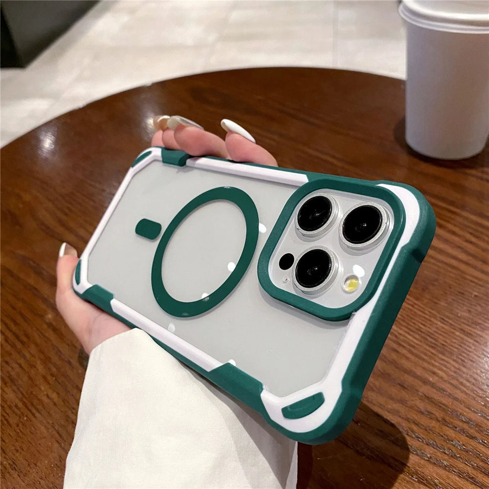 Colored Border Magsafe Case iPhone 16 Pro