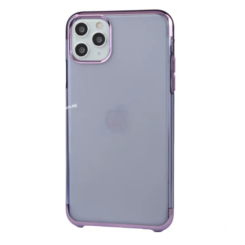 Colored Transparent TPU Case iPhone 11 Pro Max - Three