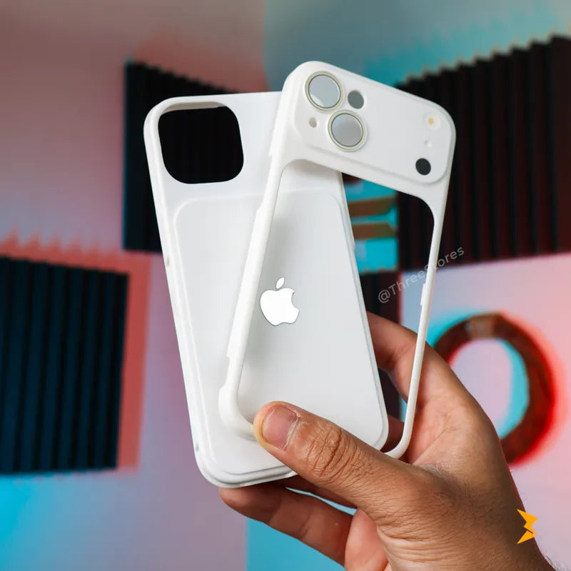 Copper Silicone Camera Protection Case iPhone 13/14
