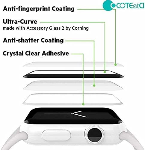 Coteetci 4D Screen Protector For iwatch 6