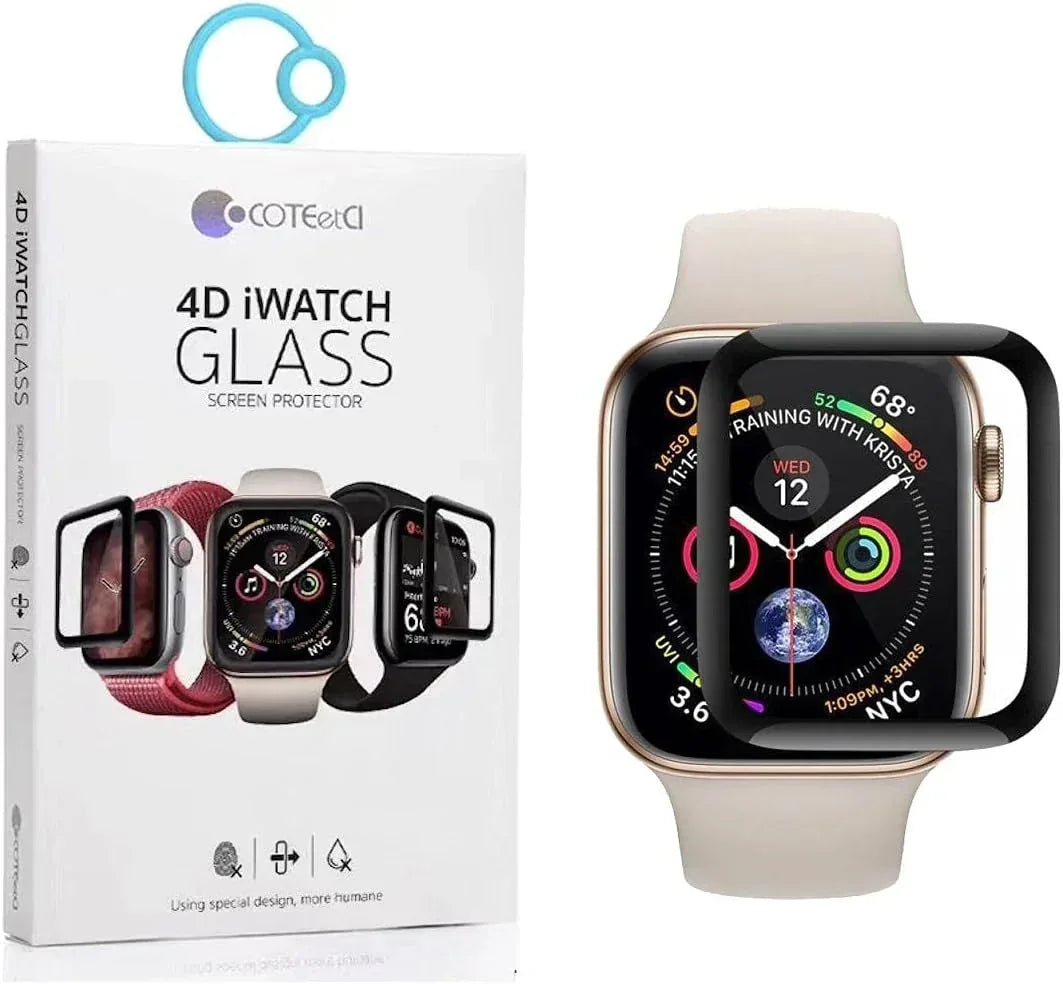 Coteetci 4D Screen Protector For iwatch 6 - Three