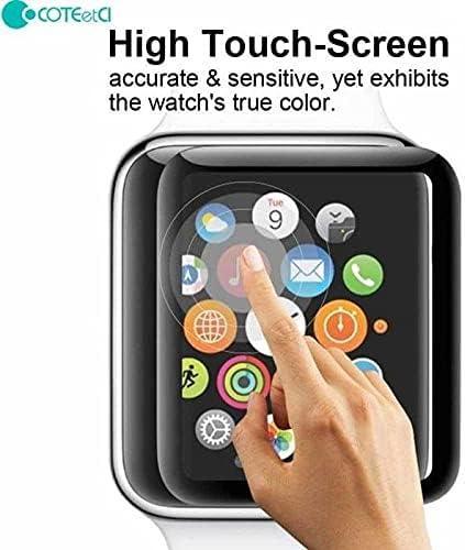 Coteetci 4D Screen Protector For iwatch 6 - Three