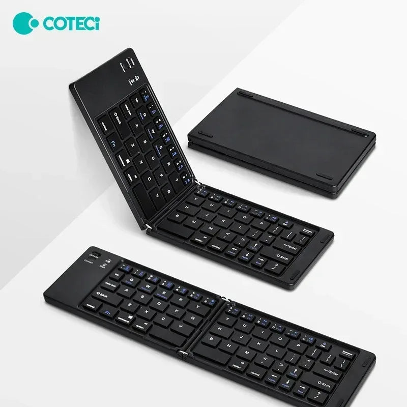 Coteetci Portable Wireless Folding Bluetooth Keyboard - Three