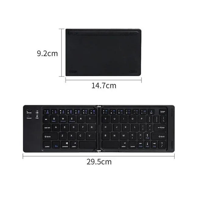 Coteetci Portable Wireless Folding Bluetooth Keyboard - Three
