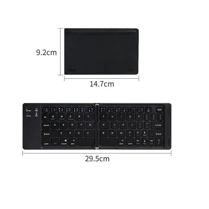 Coteetci Portable Wireless Folding Bluetooth Keyboard - Three