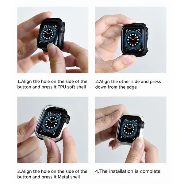 Coteetci Watch Protect case For iWatch 4-6/SE CS7079 - Three