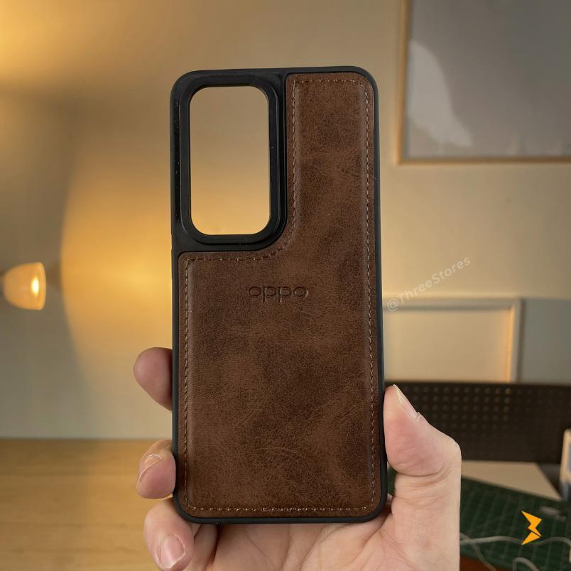 Cradle Leather Case Oppo Reno 12 - Three