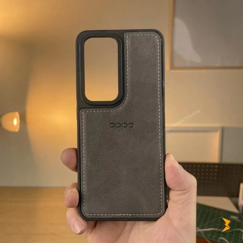 Cradle Leather Case Oppo Reno 12 - Three