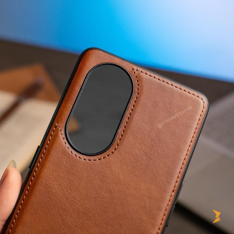 Cradle Leather Case Reno 8t 5G - Three