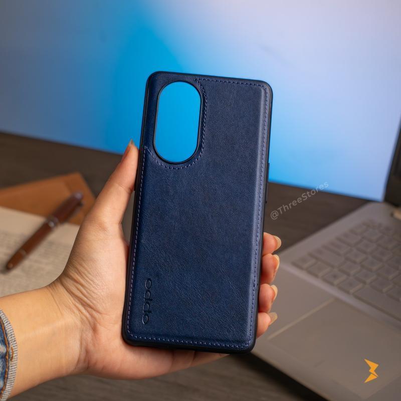 Cradle Leather Case Reno 8t 5G - Three