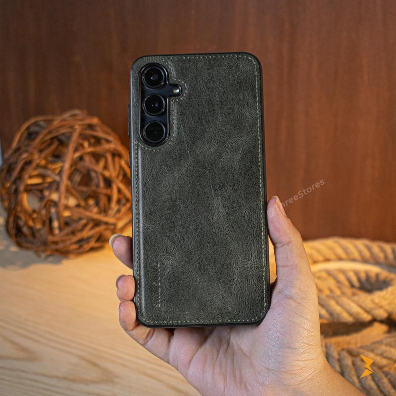 Cradle Leather Case Samsung A35 - Three