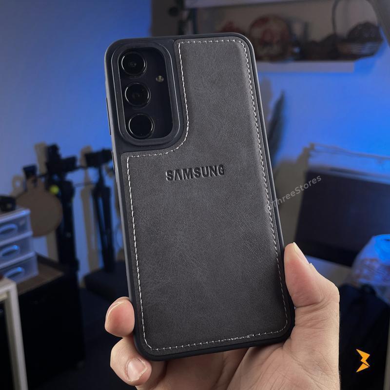 Cradle Leather Case Samsung A55 - Three