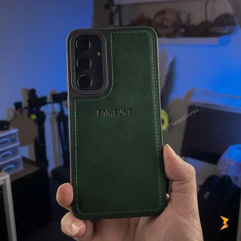 Cradle Leather Case Samsung A55 - Three