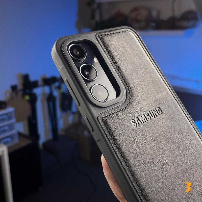 Cradle Leather Case Samsung A55 - Three