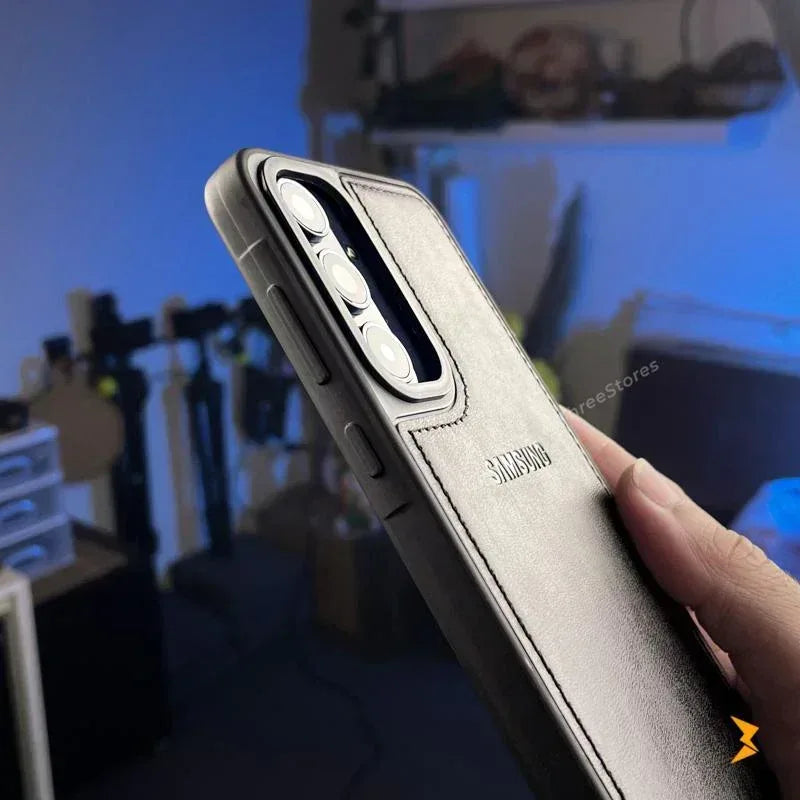 Cradle Leather Case Samsung A55 - Three