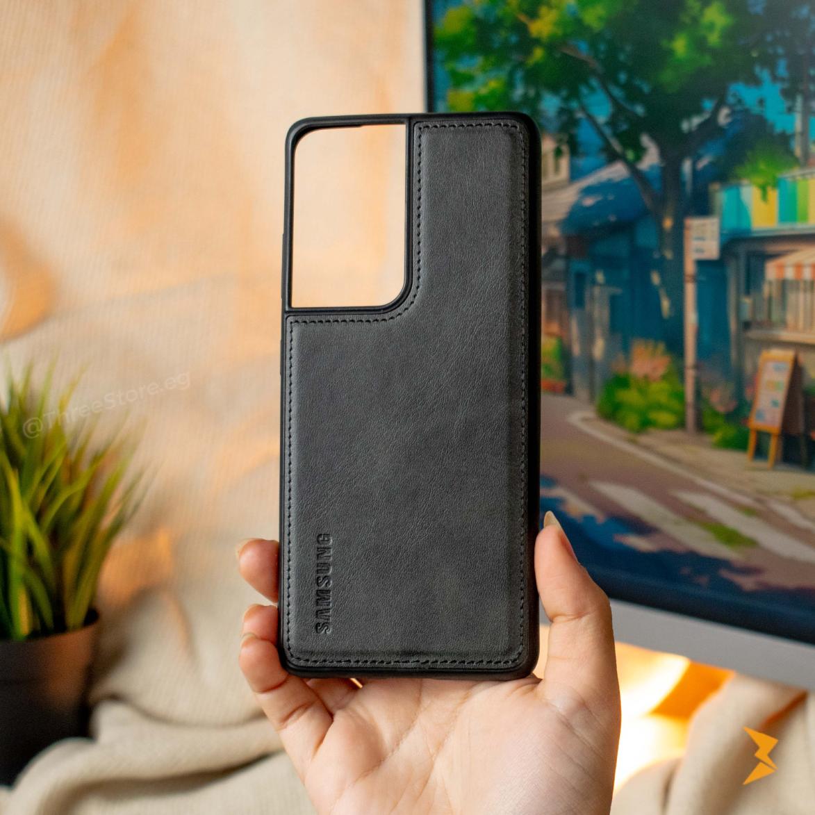 Cradle Leather Case Samsung S21 Ultra