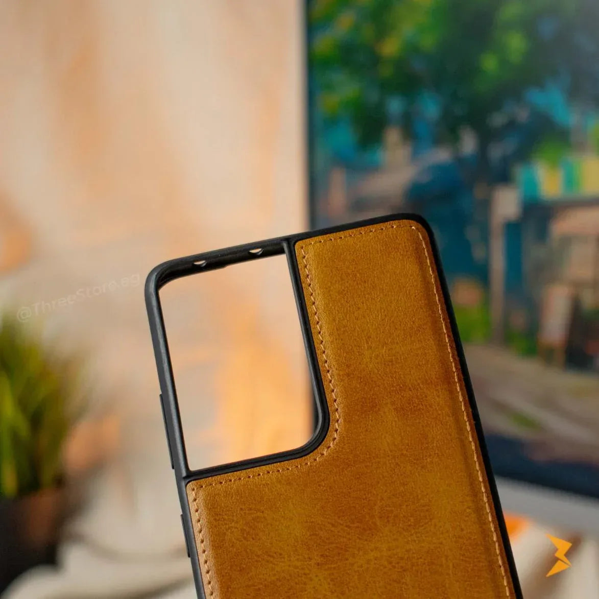 Cradle Leather Case Samsung S21 Ultra - Three