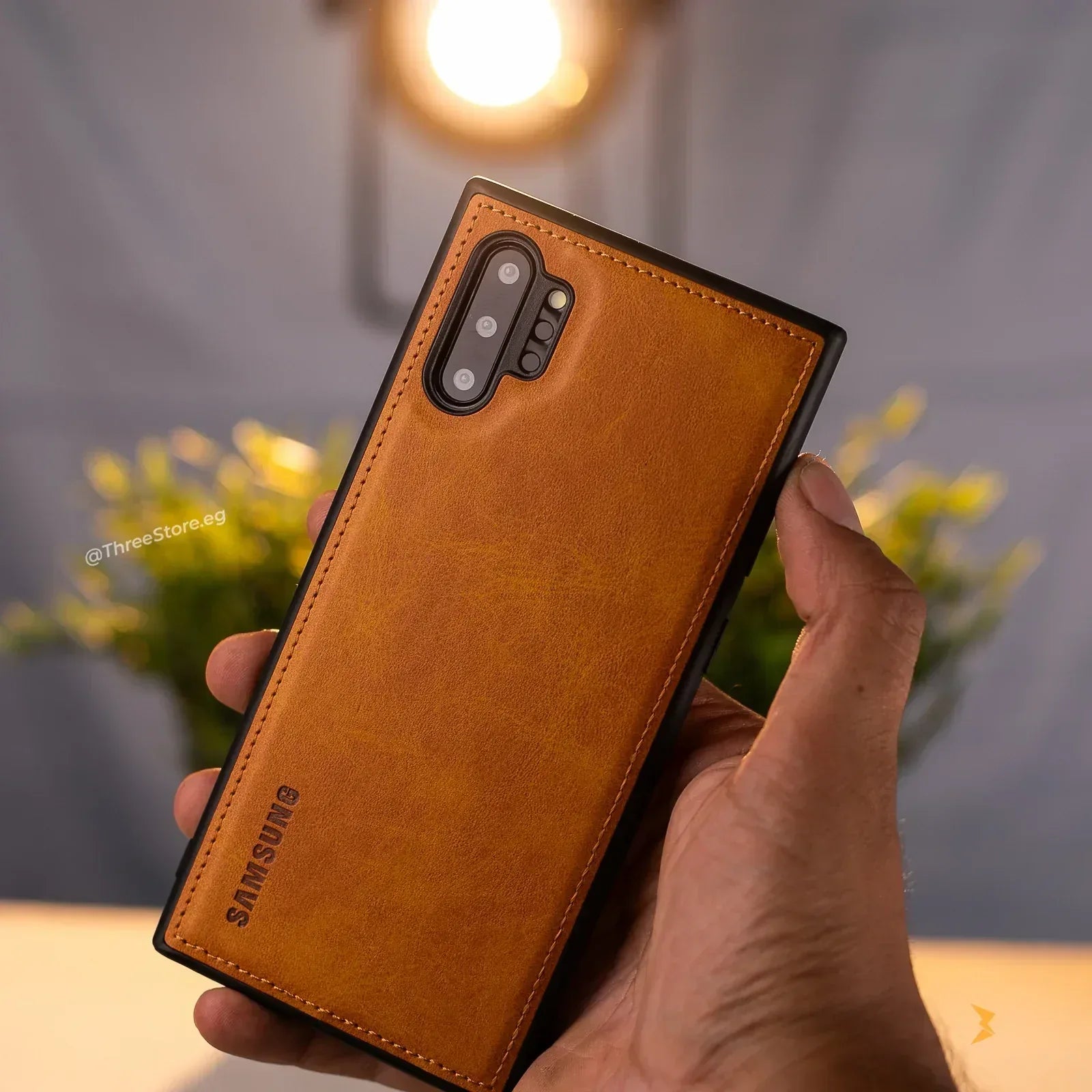 Cradle Leather Case Samsung Note 10 Plus - Three